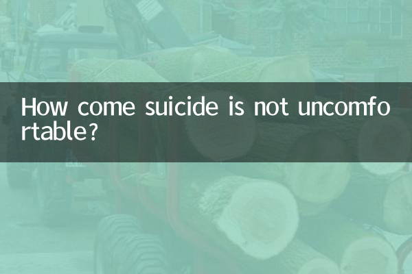 Come mai il suicidio non è scomodo?