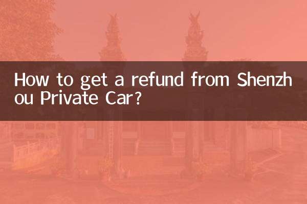 কিভাবে Shenzhou প্রাইভেট কার থেকে একটি ফেরত পেতে?