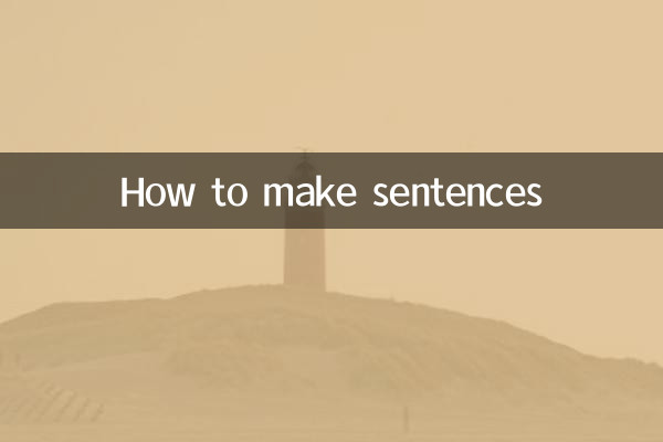 Wie man Sätze bildet