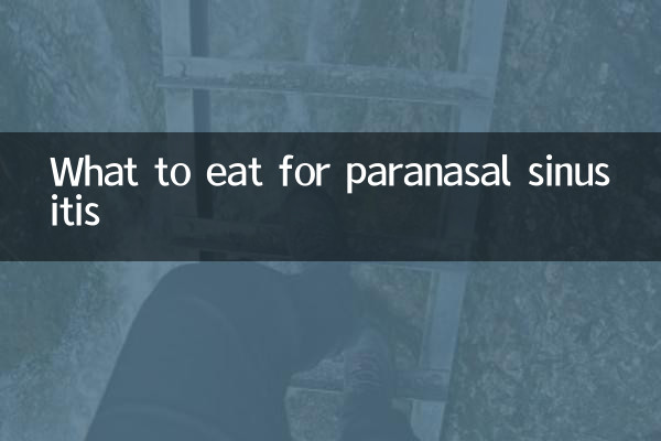 Cosa mangiare per la sinusite paranasale