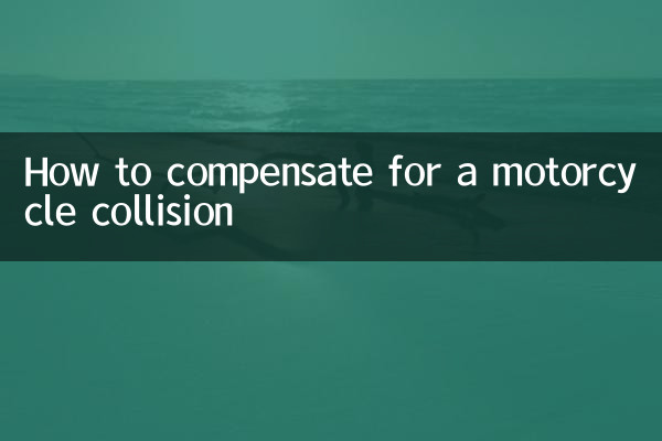 Como compensar uma colisão de motocicleta