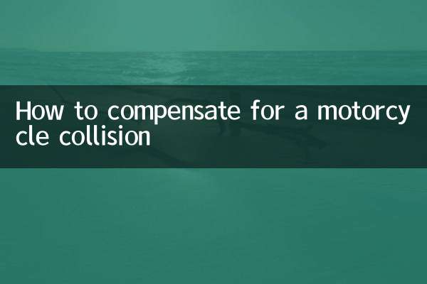 Como compensar uma colisão de motocicleta