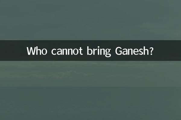গণেশ কে আনতে পারে না?