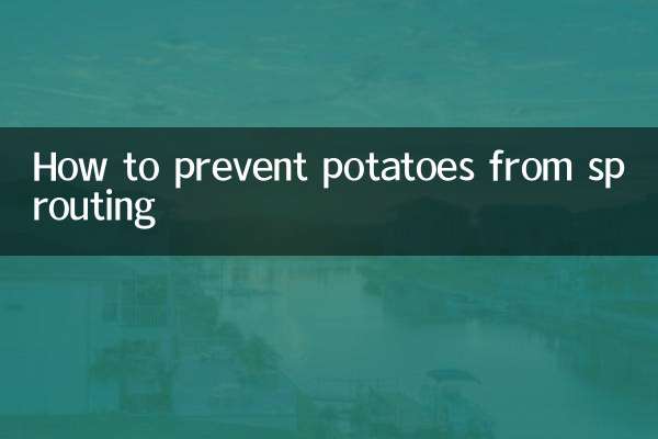 Cómo evitar que las patatas broten