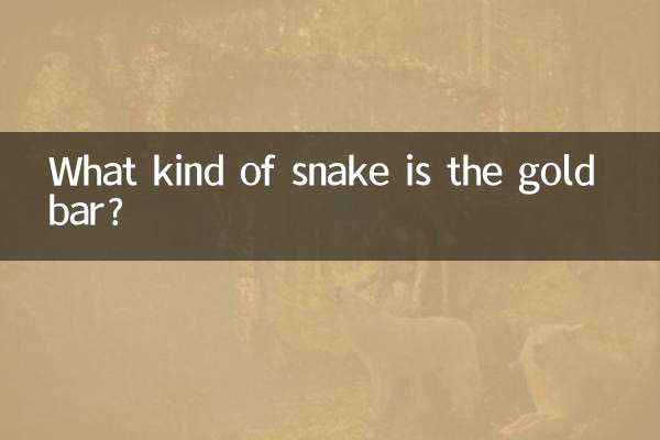 Che tipo di serpente è il lingotto d'oro?