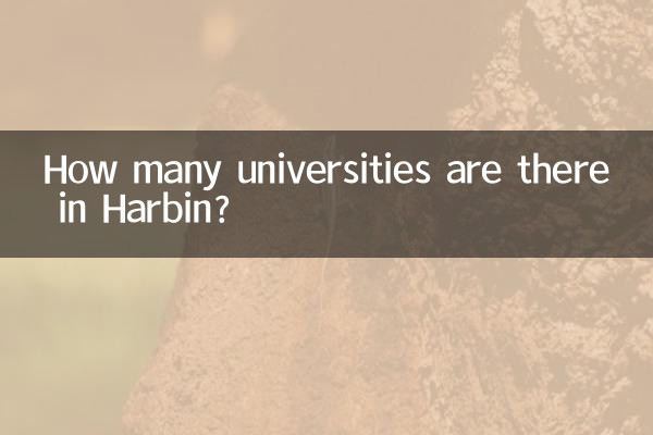 Quantas universidades existem em Harbin?
