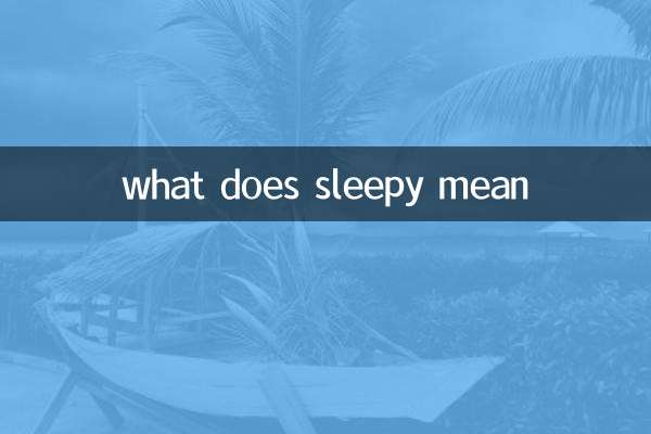 que significa somnoliento