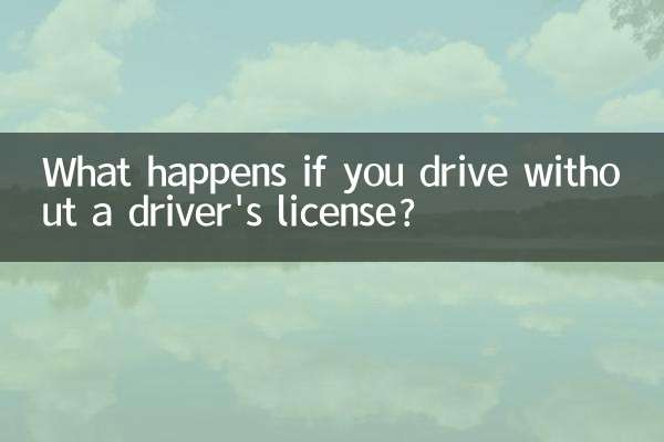 運転免許証なしで運転するとどうなるのですか？