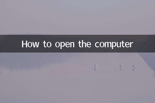 So öffnen Sie den Computer