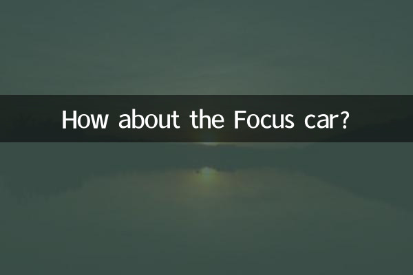 포커스카는 어떻습니까?