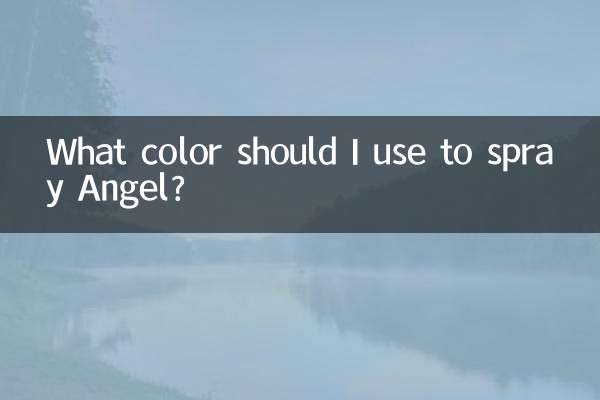 از چه رنگی برای اسپری فرشته استفاده کنم؟