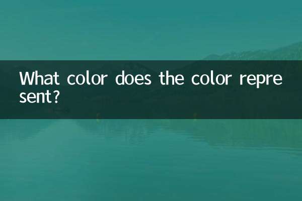 Que cor a cor representa?