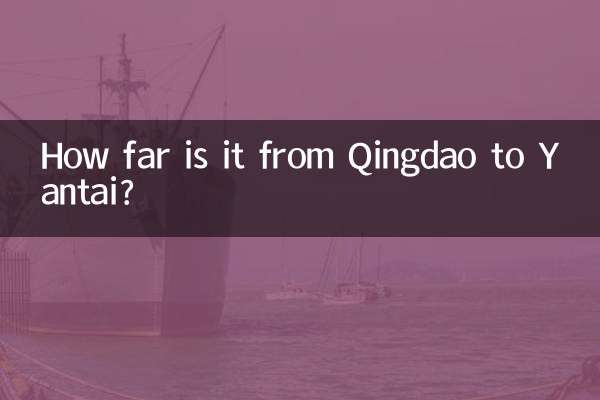 Qual a distância entre Qingdao e Yantai?