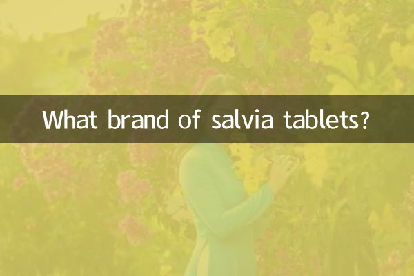 Welche Marke von Salvia-Tabletten?