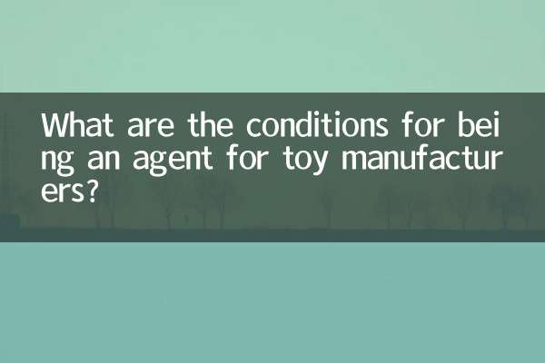 代理厂家玩具有什么条件