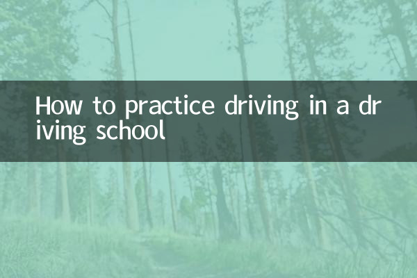 ڈرائیونگ اسکول میں ڈرائیونگ کی مشق کیسے کریں