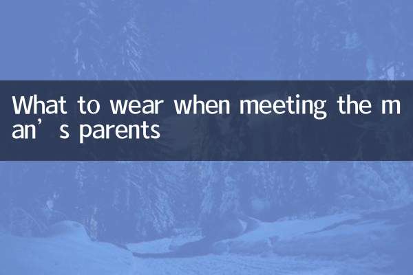 见男方父母穿什么