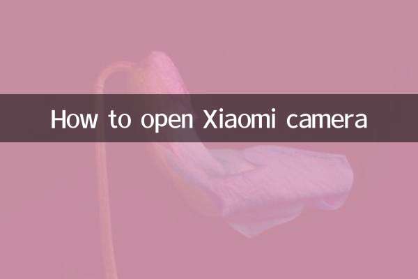 Come aprire la fotocamera Xiaomi