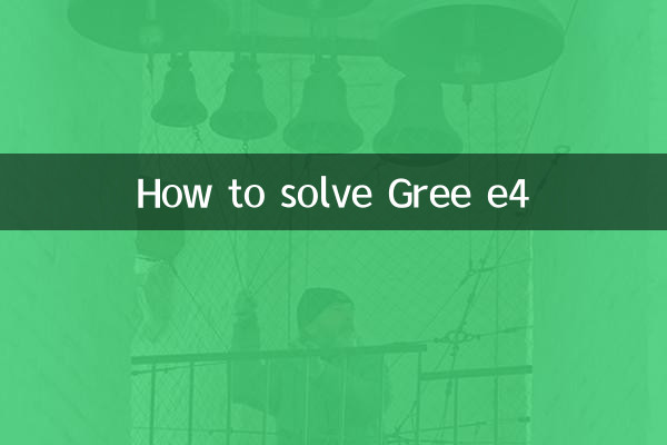 Gree E4를 해결하는 방법