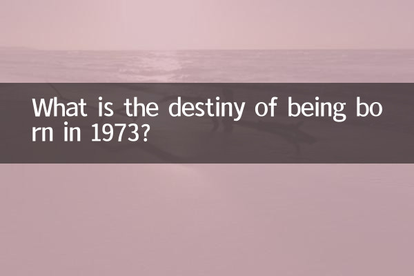 1973년생의 운명은?