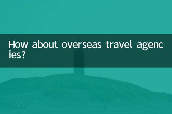 آژانس های مسافرتی خارج از کشور چطور؟