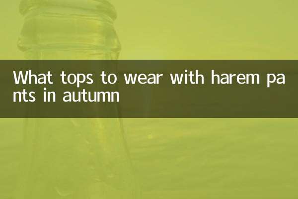 শরত্কালে হারেম প্যান্টের সাথে কী পরতে হবে