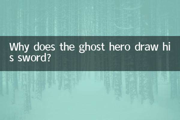भूत नायक अपनी तलवार क्यों खींचता है?