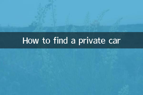自家用車の探し方