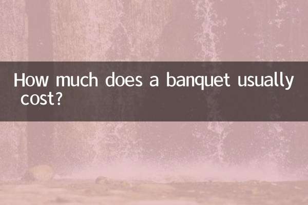 ¿Cuánto suele costar un banquete?