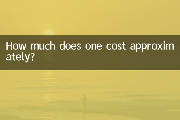 1 つあたりの費用はおよそいくらですか?