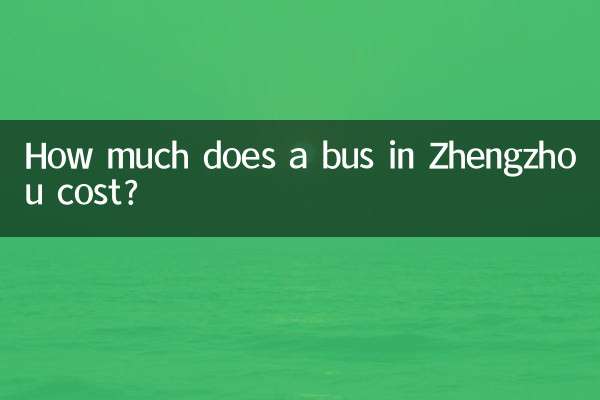 ¿Cuánto cuesta un autobús en Zhengzhou?