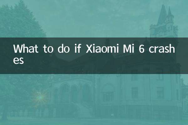 Xiaomi Mi 6이 충돌하는 경우 수행 할 작업