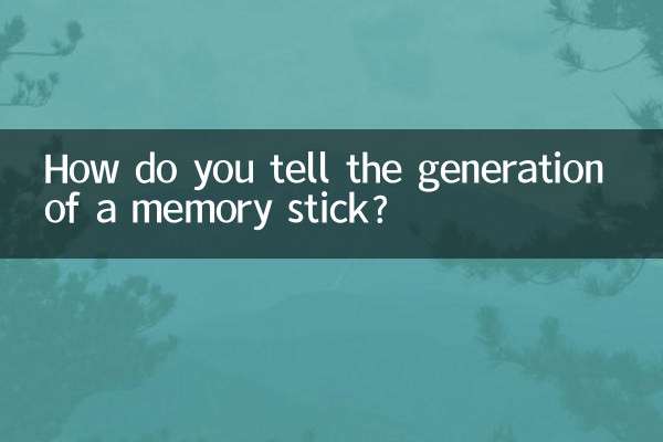 Como você sabe a geração de um cartão de memória?