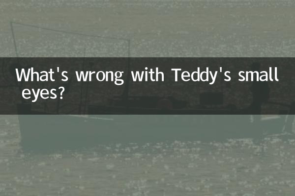 Cosa c'è che non va negli occhi piccoli di Teddy?