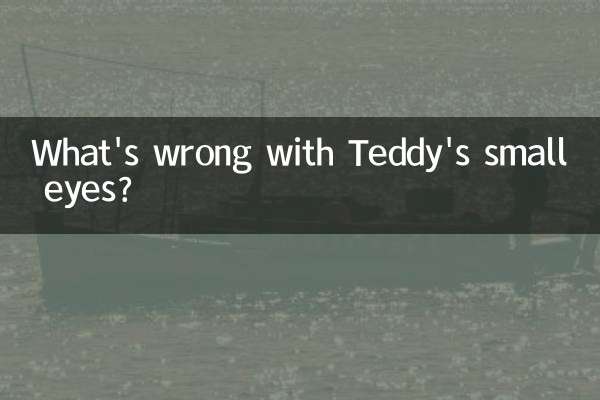 Cosa c'è che non va negli occhi piccoli di Teddy?