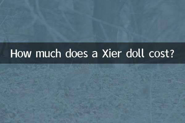 Xier人形の値段はいくらですか？