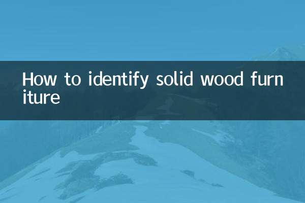 How to identify solid wood furniture