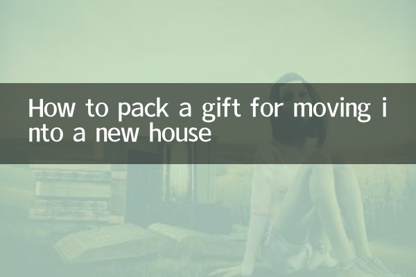 How to pack a gift for moving into a new house