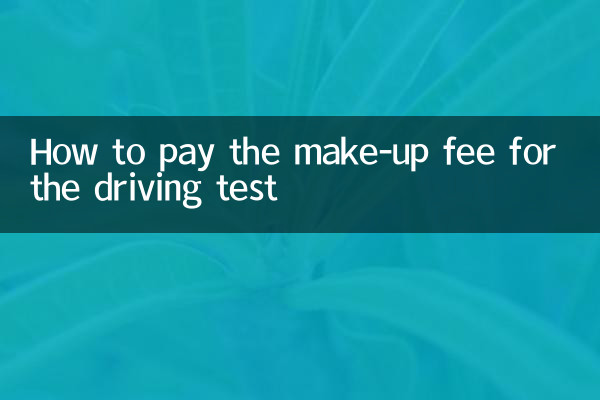 驾考补考费怎么交