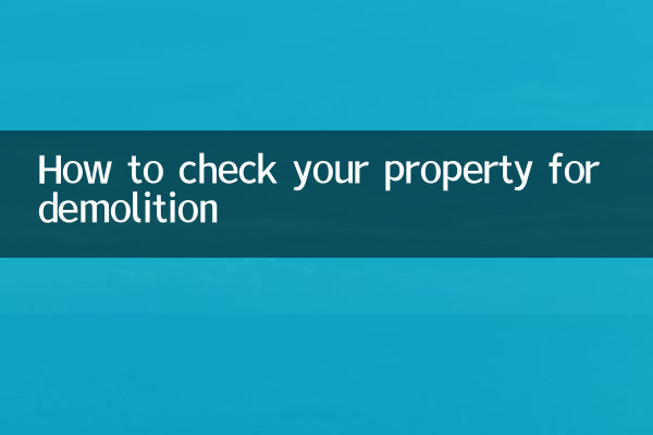 So überprüfen Sie Ihre Immobilie auf Abriss