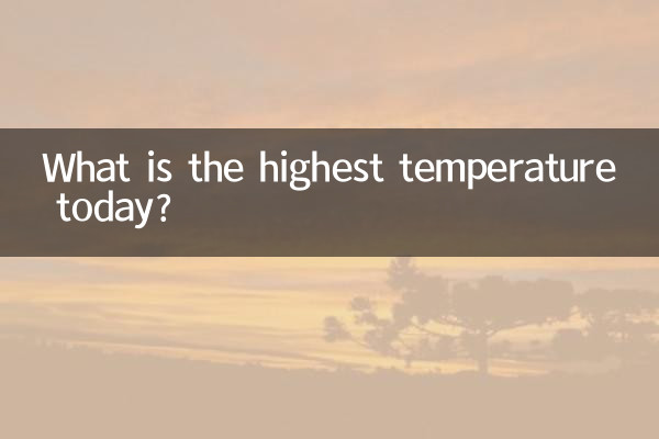 ¿Cuál es la temperatura más alta hoy?