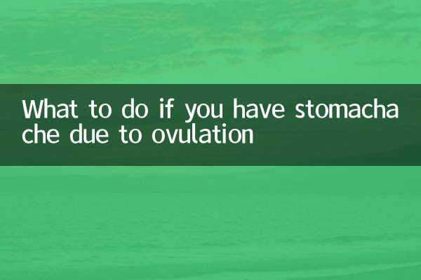 Qué hacer si tienes dolor de estómago debido a la ovulación