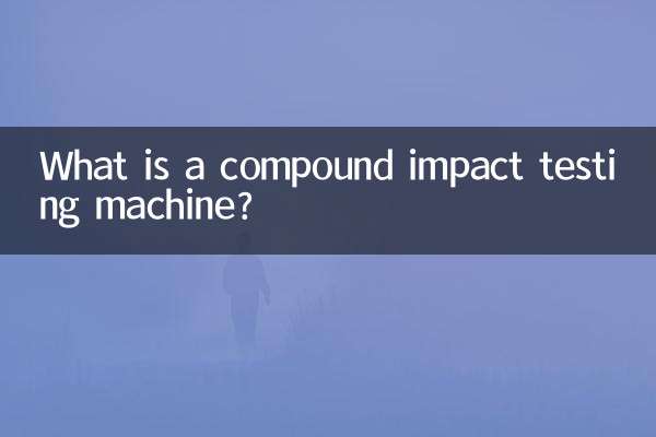 What is a compound impact testing machine?