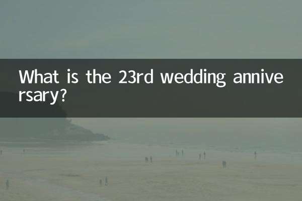 What is the 23rd wedding anniversary?