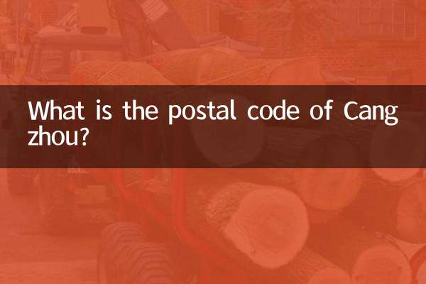 What is the postal code of Cangzhou?