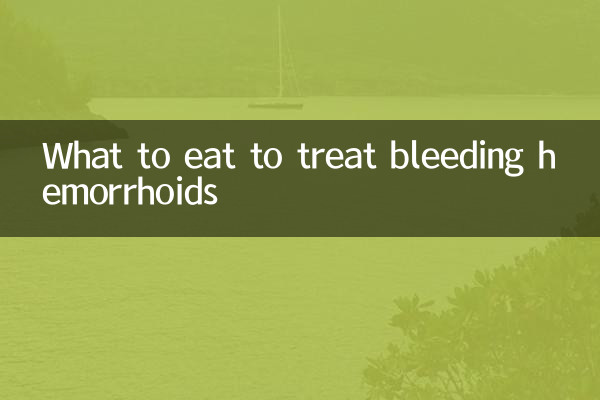 Was man essen sollte, um blutende Hämorrhoiden zu behandeln