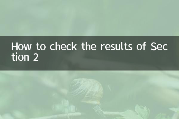 Come verificare i risultati della Sezione 2