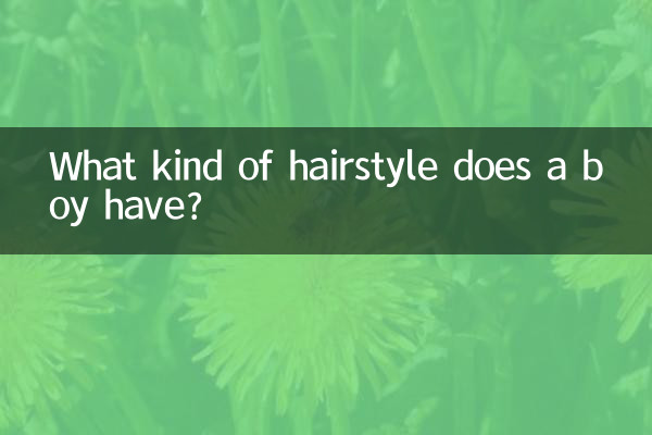 男生弄什麼髮型帥