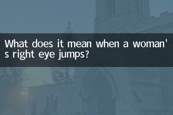 女人右眼睛跳什么意思