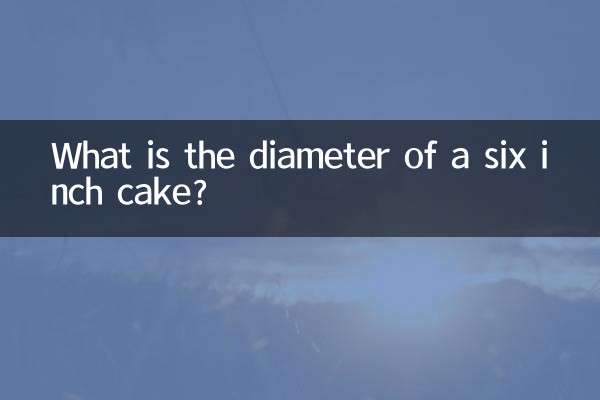 六寸蛋糕直径多少